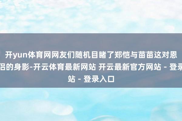 开yun体育网网友们随机目睹了郑恺与苗苗这对恩爱鸳侣的身影-开云体育最新网站 开云最新官方网站 - 登录入口